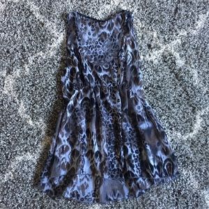 Hi Low sheer tank top